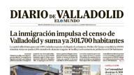 Portada de Diario de Valladolid del 3 de diciembre de 2025