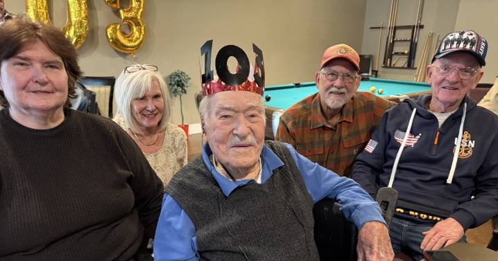 World War II veteran celebrates 103rd birthday in Medina