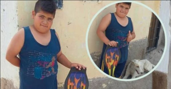 Vendió su patineta para salvar a su perro: la historia del nene que emocionó al país