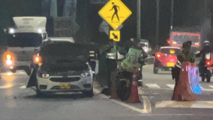 Hubo una explosión en el peaje de Copacabana en la autopista Medellín