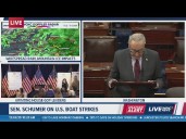 Sen. Schumer speaks on boat strikes, calls for Hegseth to testify
