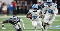 Gibbs rushes for 3 TDs and Lions get win over Cowboys