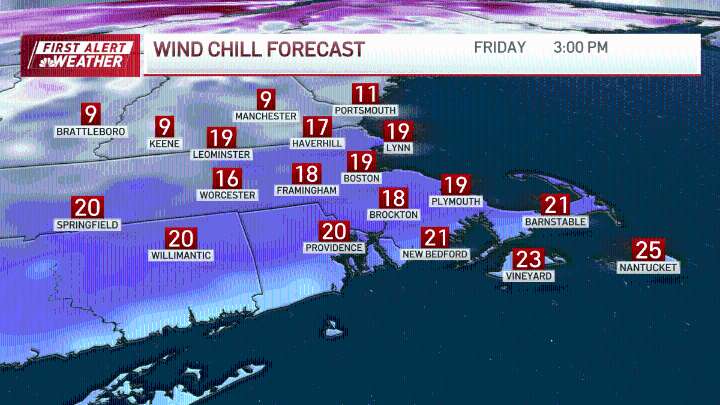 Dangerously cold today in Boston, ‘feels-like’ temperatures below zero for many – NBC Boston