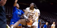 Crockett’s Johnson records double-double in Winthrop win