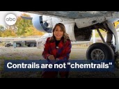 Contrails are not 'chemtrails' and are, in fact, a normal weather occurrence