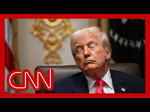 Trump called his predecessor 'Sleepy Joe.' Now, he appears to be dozing off in meetings