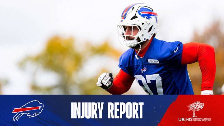 Buffalo Bills injury report vs. Bengals
