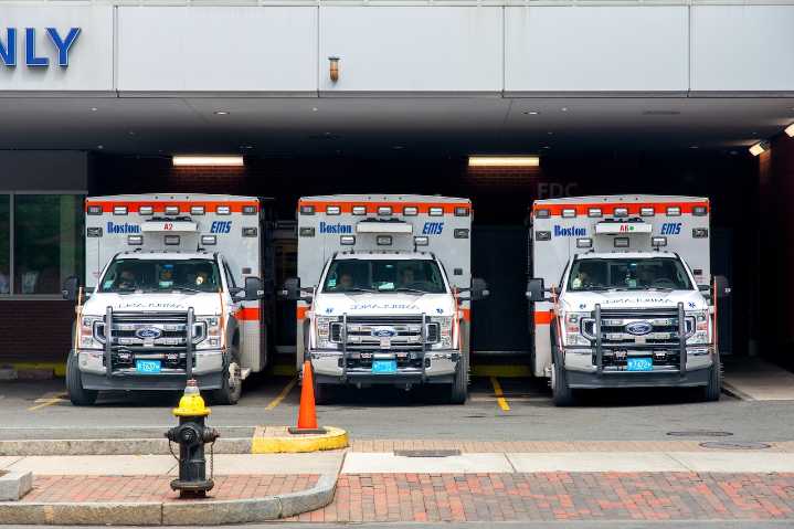 Stabbing inside Boston hospital leaves staffer with life