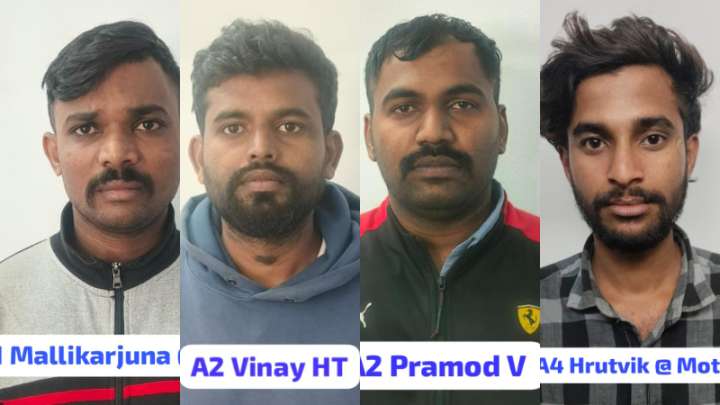 Four individuals, who extorted Rs 1,42,000 by posing as policemen, arrested