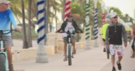 E‑bikes spark safety fears on Hollywood Broadwalk amid limited enforcement