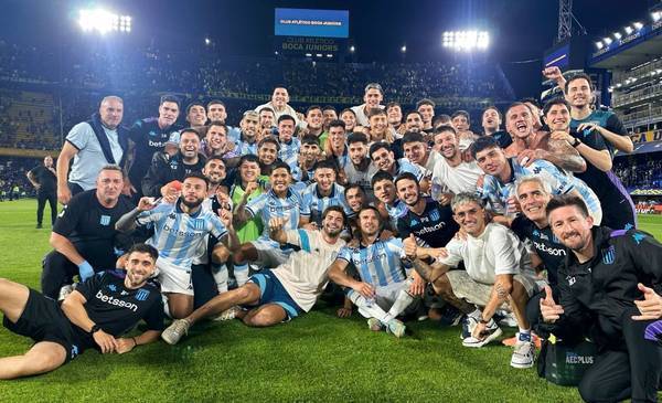 El tierno gesto de una figura de Racing con dos hinchas antes de la final