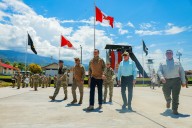 El presidente José Jerí llegó a la sede del Comando Especial del Vraem en Pichari, Cusco
