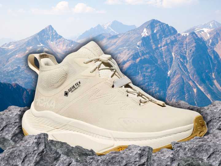 This HOKA waterproof hiking boot is tough enough to climb the Rocky Mountains