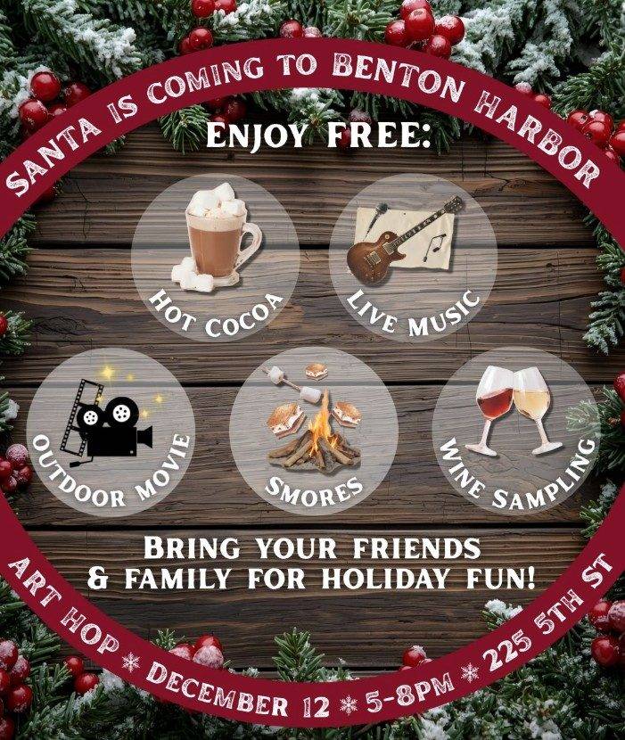 Benton Harbor Arts District Winter Art Hop set for Friday