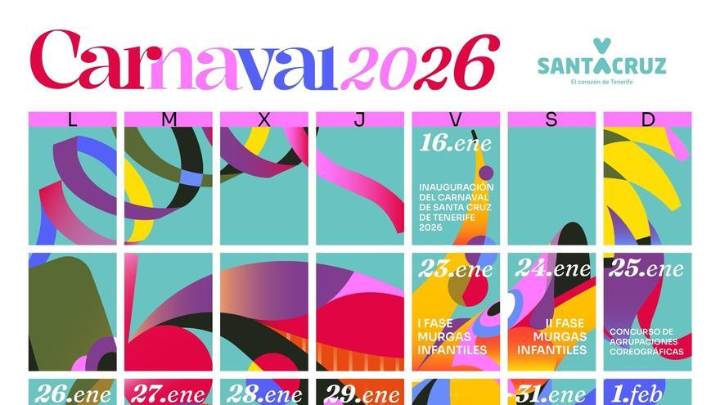 Carnaval de Santa Cruz de Tenerife 2026: conoce todos los actos