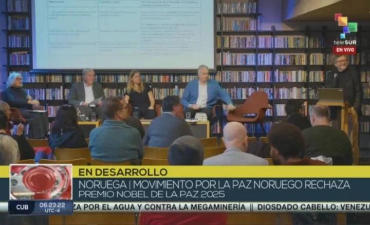 Movimiento por la Paz Noruego rechaza Premio Nobel a Machado por desvío de principios
