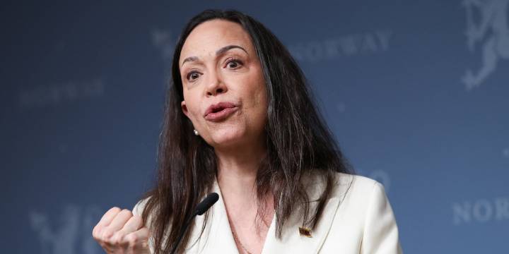 María Corina Machado evalúa un viaje a EEUU para delinear su estrategia ante un posible colapso de la dictadura chavista