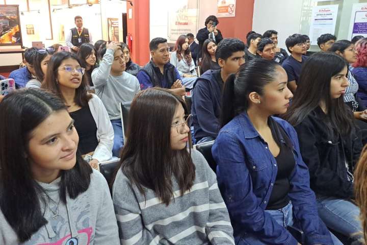 Vive Andina: estudiantes de la Universidad César Vallejo visitan Andina y El Peruano