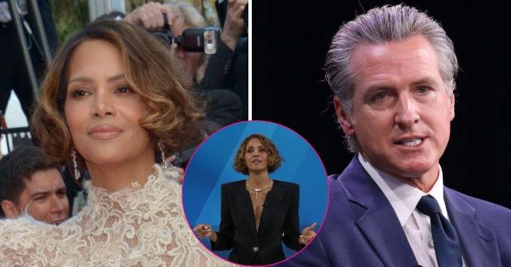 Halle Berry Sounds Off on California Governor Gavin Newsom for 'Devaluing' Women: 'He Should Not Be Our Next President'