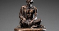 Miniature bronze model of Mahatma Gandhi statue could fetch thousands at auction
