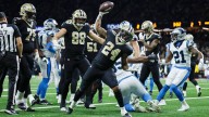 Saints RB Devin Neal leaves game with hamstring injury
