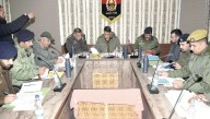 DIG NKR Maqsood-ul-Zaman chairs crime review meeting in Kupwara