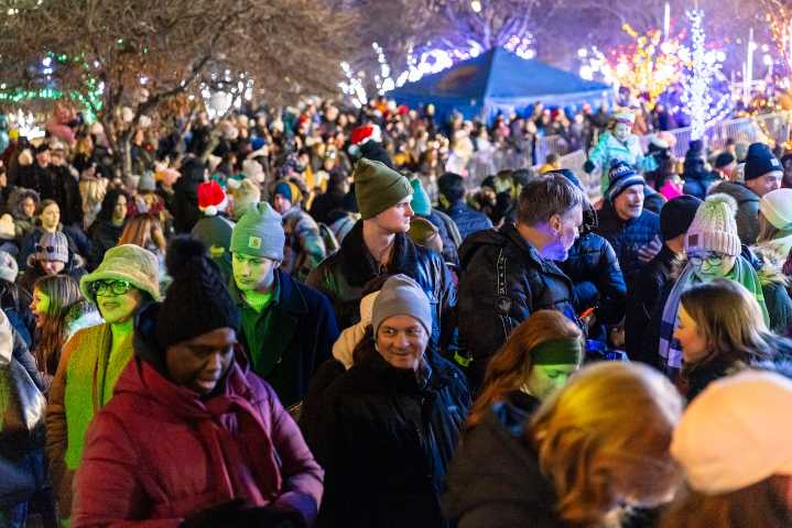 Santa visits, live reindeer: Lights on Creston returning to Grand Rapids