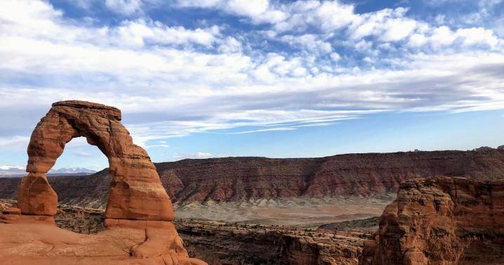 Hiker mired in quicksand in Utah's Arches National Park is rescued unharmed