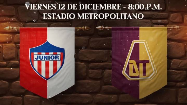 Junior disputará la final de la liga colombiana con el Deportes Tolima