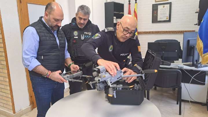Barbastro refuerza la seguridad con un dron para búsqueda de personas y seguimientos