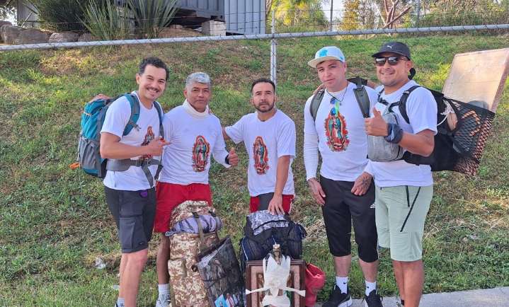 Su fe los impulsa para llegar a la Basílica de Guadalupe