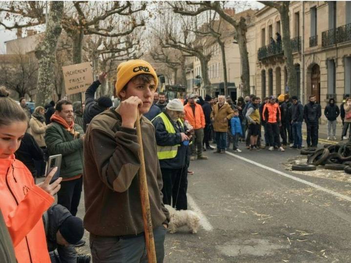 Farmers spray manure, keep up road blocks over cow 'mass slaughter'