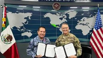 México y California firman carta de intención para colaboración militar