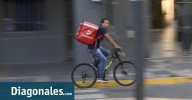 Pedalear para sobrevivir: Un repartidor necesita hacer 461 envíos al mes para no ser pobre