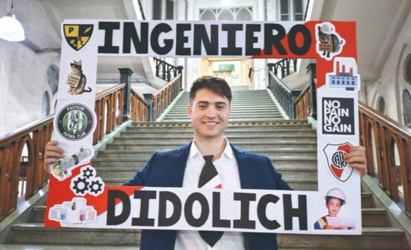 ERIK DIDOLICH SE RECIBIO DE INGENIERO INDUSTRIAL