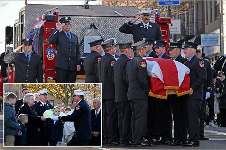 Ground Zero FDNY hero Jim Riches remembered as 'inspiration' at funeral from 9/11