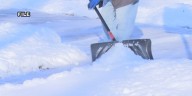 Minimize risk of heart attack while shoveling snow
