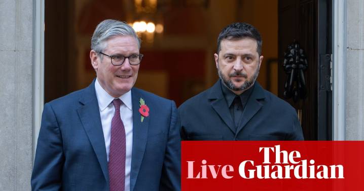Ukraine war live: Zelenskyy to meet Starmer, Macron and Merz in London over peace push