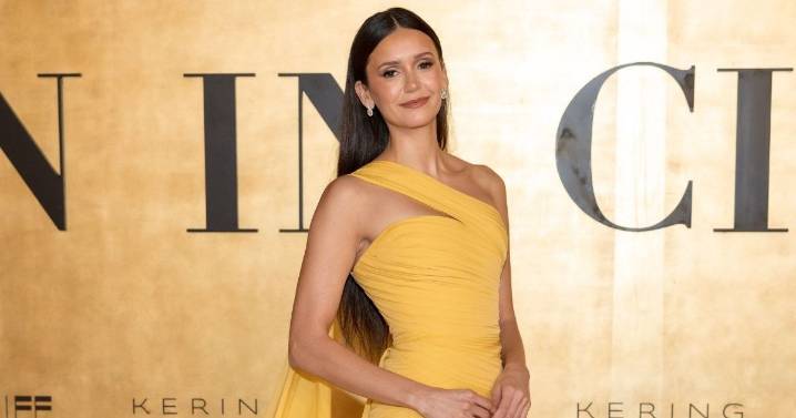 Nina Dobrev's Elie Saab Gown's Slit Couldn't Possibly Go Any Higher