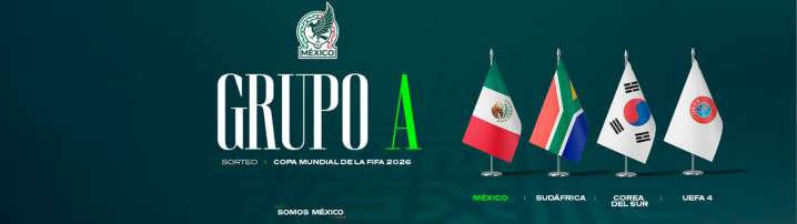 México repetirá duelo inaugural del Mundial ahora en casa ante Sudáfrica