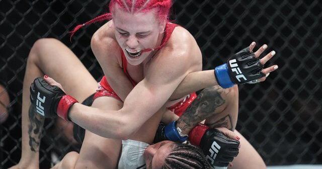 Canada's Gillian Robertson believes she is a win away from UFC title contention