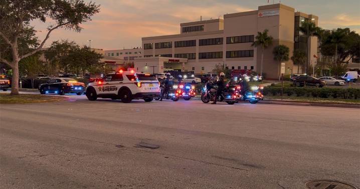 Port St. Lucie sergeant escorted back to HCA Florida Lawnwood Hospital after surgery