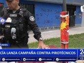 PNP advierte sobre uso de pirotécnicos: "Candela Romana" y "Rata Blanca" entre los más peligrosos