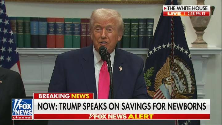 Trump Announces Michael Dell Donating $6 Billion Into ‘Trump Accounts’ For Kids