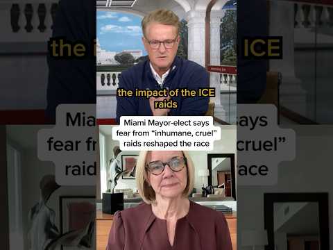 Miami Mayor-elect says fear from 'inhumane, cruel' raids, reshaped the race