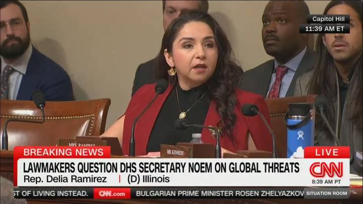 House Democrat Reprimands Kristi Noem for ‘Smiling’ During Anti