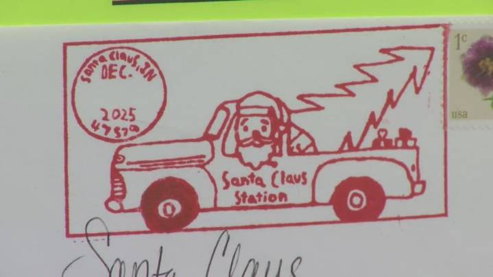 Famed Santa Claus postmark returns for Christmas