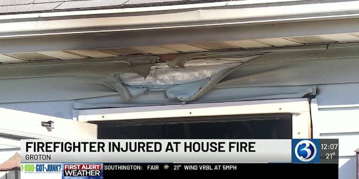 Firefighters put out flames at home in Groton