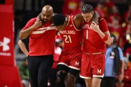 Maryland basketball star Pharrel Payne exits with injury