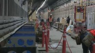 Amtrak gives inside look at East River tunnel project to repair damage from Superstorm Sandy